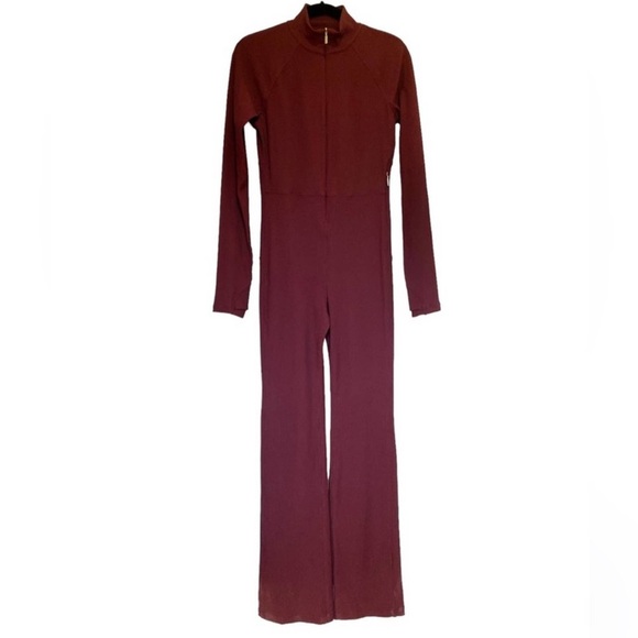 Athleta x Alicia Keys Maroon Red Goddess Bodysuit - Picture 5 of 15